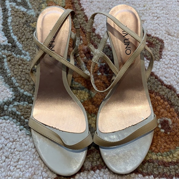 Strappy Wedges Sandals size 7 never worn outside - Picture 2 of 5